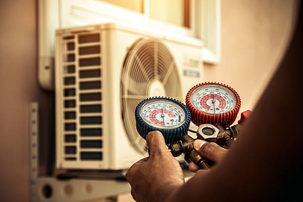 Professional Hvac technician working in Rush Valley, UT